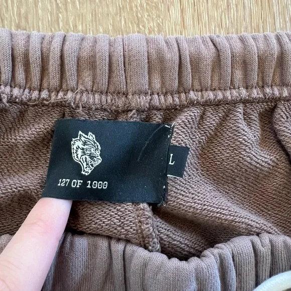 Darc Sport brown studded sweatpants - Picture 7 of 8